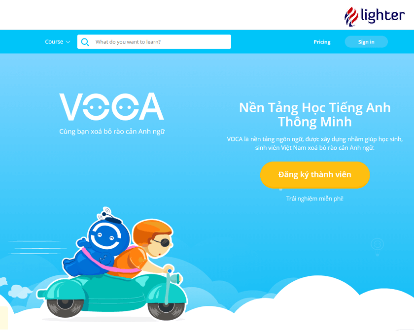 Voca – Trang học từ vựng tiếng Anh cho sinh viên học sinh