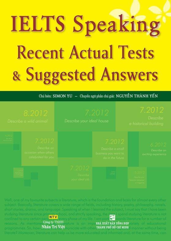 IELTS Recent Actual Tests Speaking