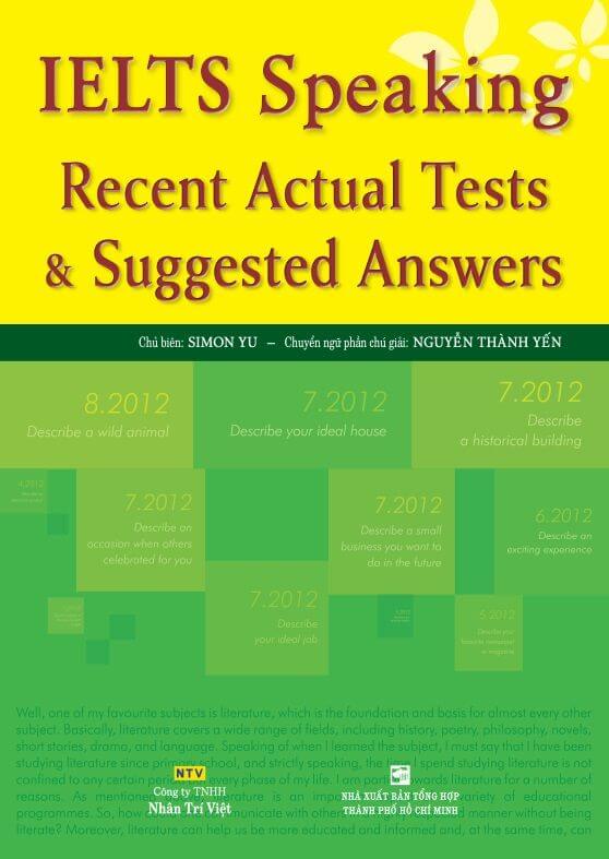 IELTS Recent Actual Tests Speaking