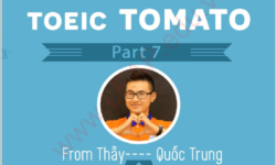 Tải miễn phí bộ Chữa đề toeic tomato part 7 [PDF]