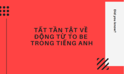 Tất tần tật về động từ To be trong tiếng Anh