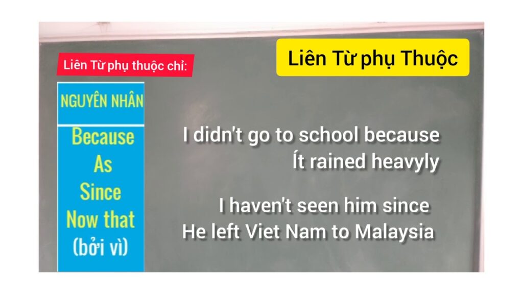 Liên từ phụ thuộc