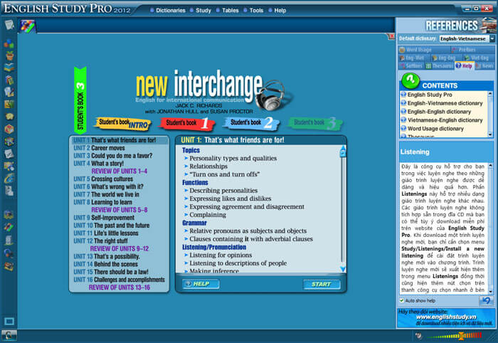 Phần mềm học tiếng Anh ​English Study Pro
