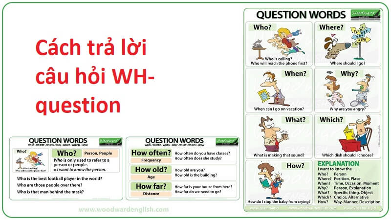 cách vấn đáp thắc mắc wh-question