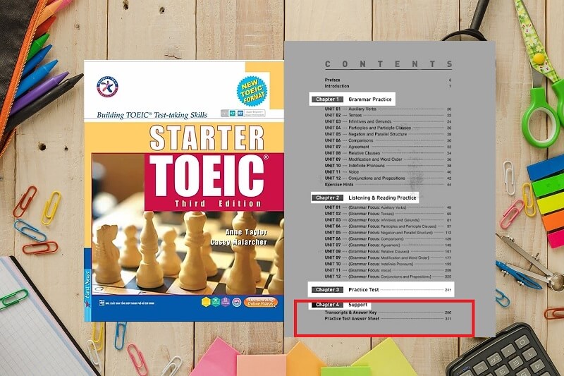 Download đáp án Starter TOEIC third edition PDF miễn phí