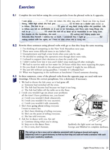 English Phrasal Verbs in Use Intermediate