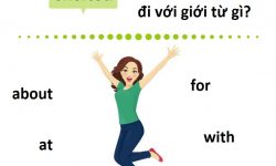 Excited đi với giới từ gì