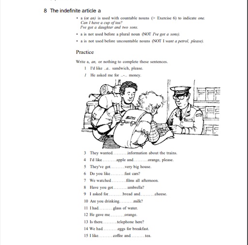 Grammar Practice for Pre-intermediate Students