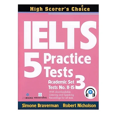 sách IELTS 5 Practice Tests  Academic Set 3
