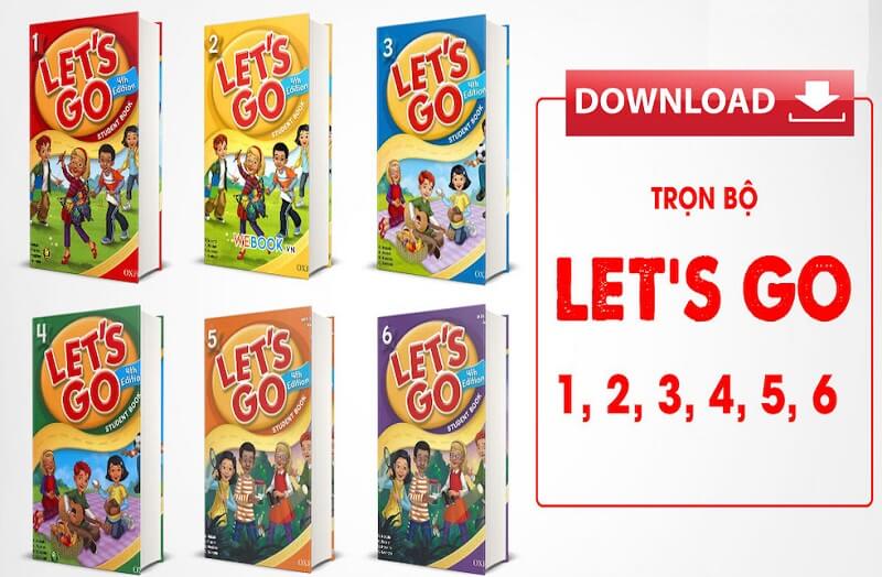 Review và download trọn bộ sách Let's go (PDF+Audio) 1-6