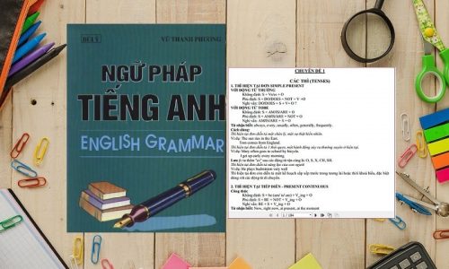 Download sách ngữ pháp tiếng Anh cơ bản PDF miễn phí