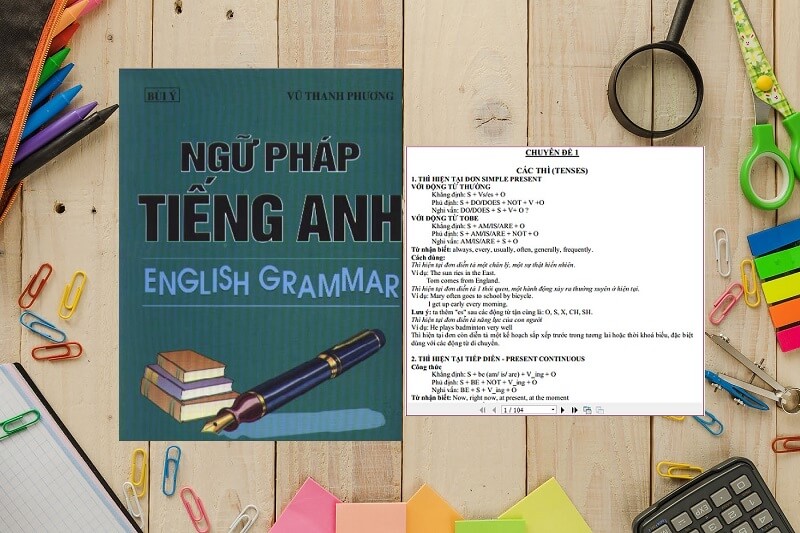 Download sách ngữ pháp tiếng Anh cơ bản PDF miễn phí