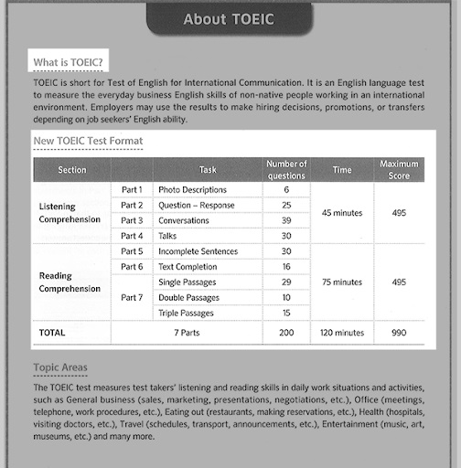 toeic preparation lc rc 4