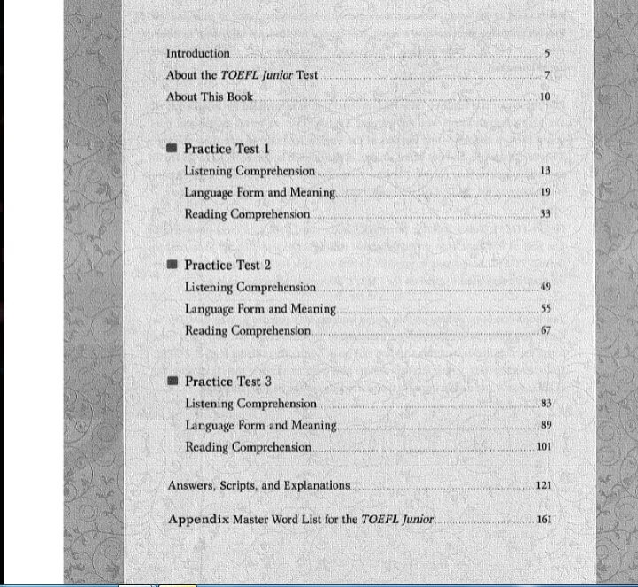 Perfect TOEFL Junior Practice Test Book 3