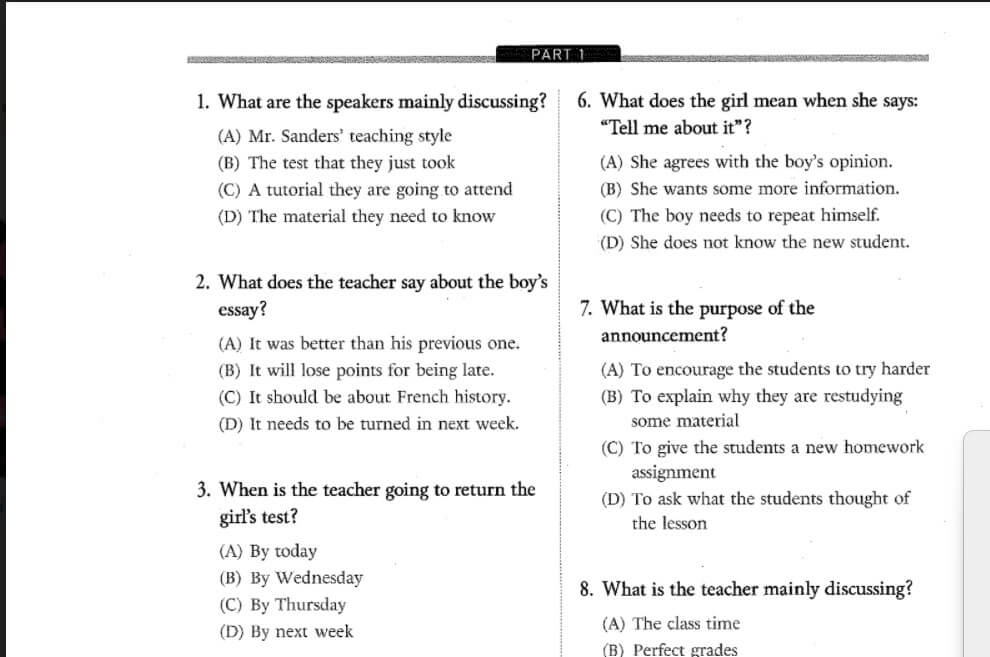 Perfect TOEFL Junior Practice Test Book 3