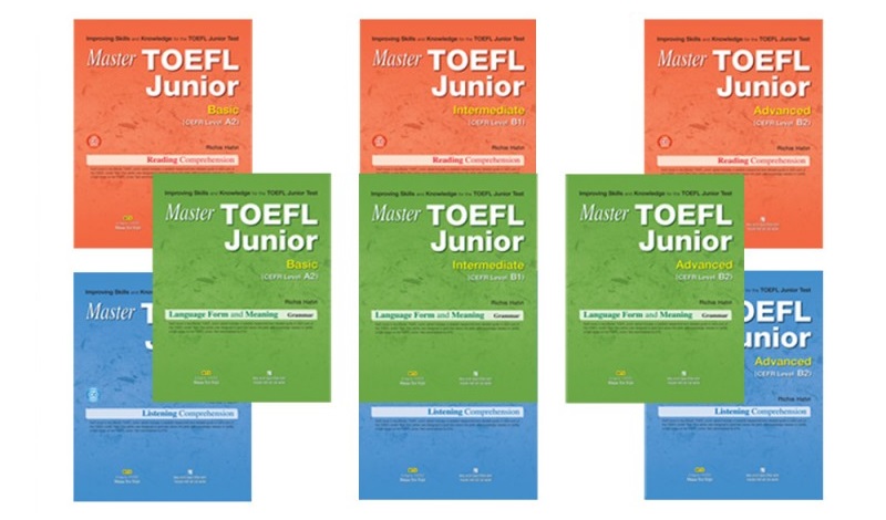 Download trọn bộ sách Master TOEFL Junior (PDF+Audio) Free