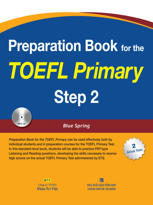 Tải sách Preparation Book For The TOEFL Primary Step 2 (PDF+Audio) Free