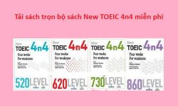 Download trọn bộ sách New TOEIC 4n4 (PDF+Audio) miễn phí