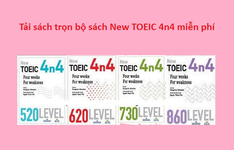 tải sách New TOEIC 4n4 pdf kèm audio free