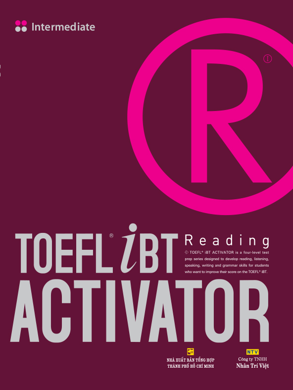 Tải sách TOEFL iBT ACTIVATOR Reading Intermediate PDF Free