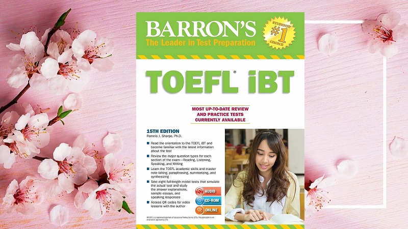 Download miễn phí sách Barron's TOEFL iBT the 15 Edition (PDF+Audio)