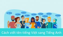 cách viết tên tiếng Việt sang Tiếng Anh