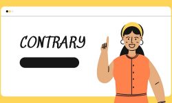 Contrary đi với giới từ gì