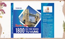 sách 1800 câu trắc nghiệm từ vựng