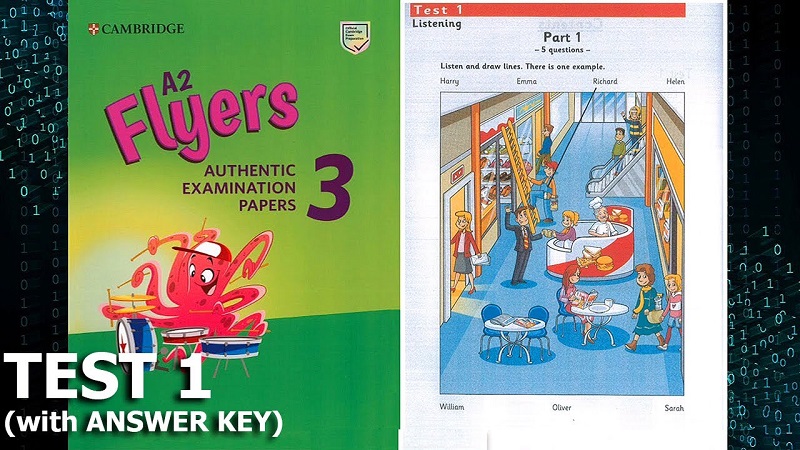 Review Cambridge A2 Flyers - Authentic Examination Papers cho trẻ