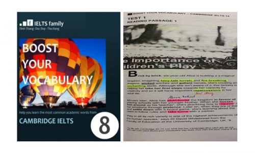 Giới Thiệu Sách Boost Your Vocabulary 8 – Cambridge IELTS