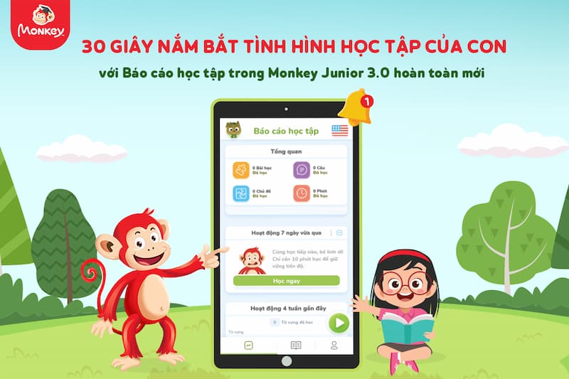 Theo dõi & nắm bắt kết quả học tập của bé hiệu quả