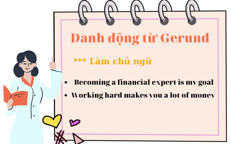 Danh động từ (Gerund) làm chủ ngữ