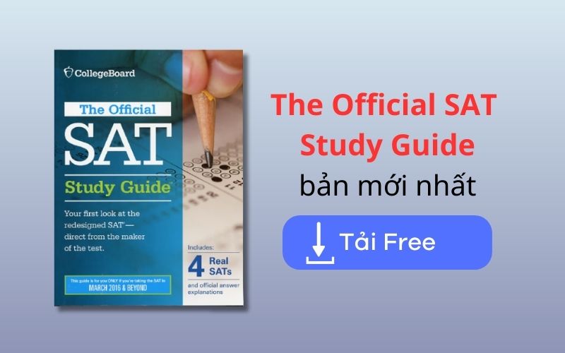 Tải sách The Official SAT Study Guide bản mới nhất