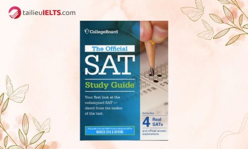 Review sách The Official SAT Study Guide PDF bản đẹp Free