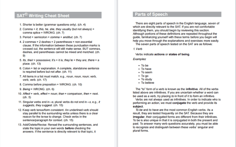 Nội dung sách The ultimate guide to SAT grammar