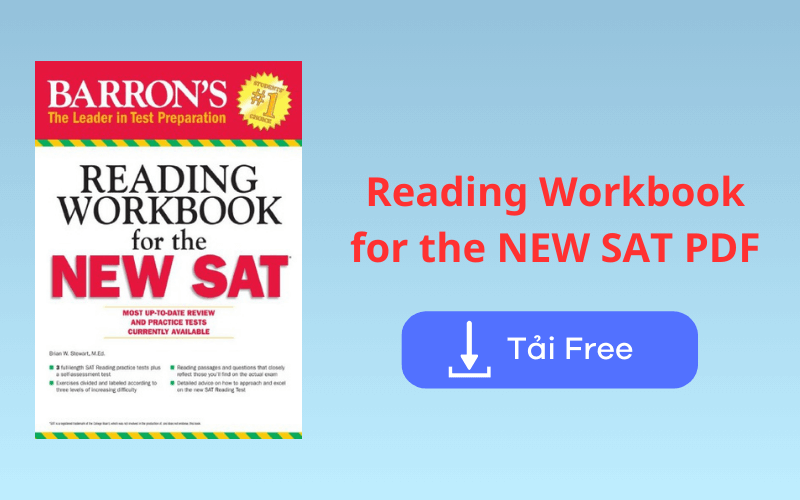 Tải sách Reading Workbook for the NEW SAT PDF miễn phí