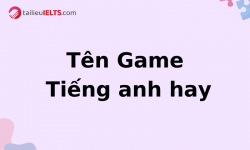 Tên game tiếng anh hay