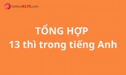 13 thì trong tiếng Anh