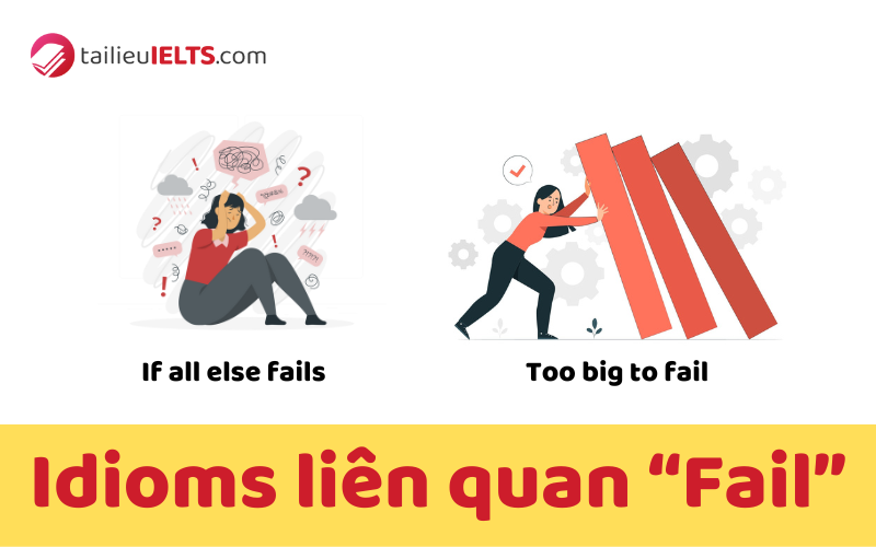 Mot so Idioms lien quan den tu fail