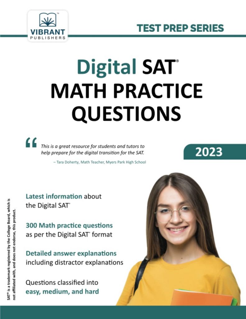gioi thieu sach digital sat math practice questions 2023