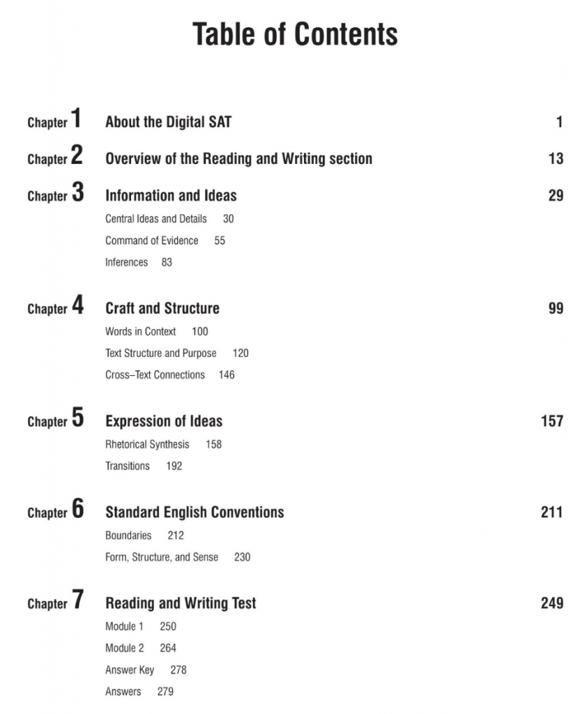 noi dung sach digital sat reading and writing practice questions 2023