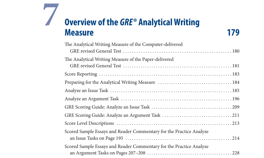 Noi dung sach ETS Official GRE Verbal Reasoning Practice Questions 2