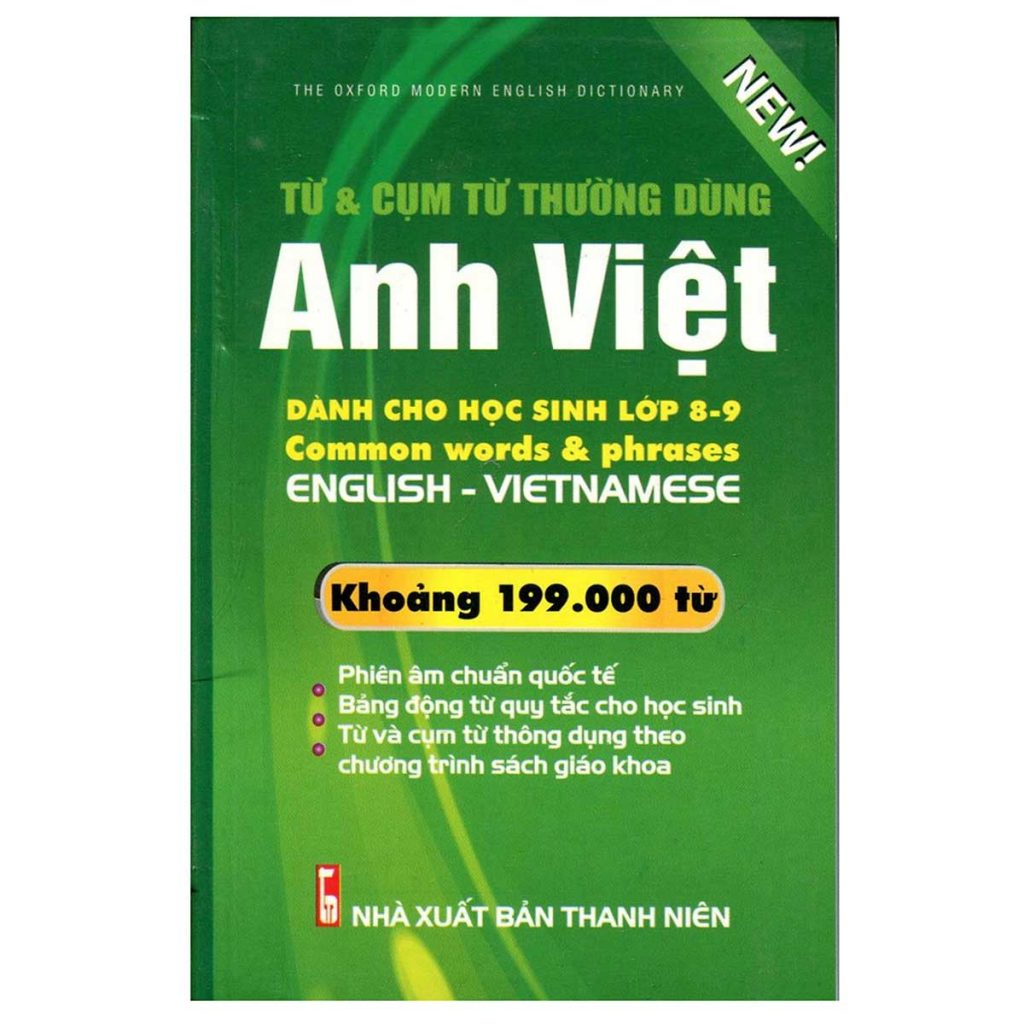 Tu dien Anh Viet danh cho hoc sinh lop 8 9