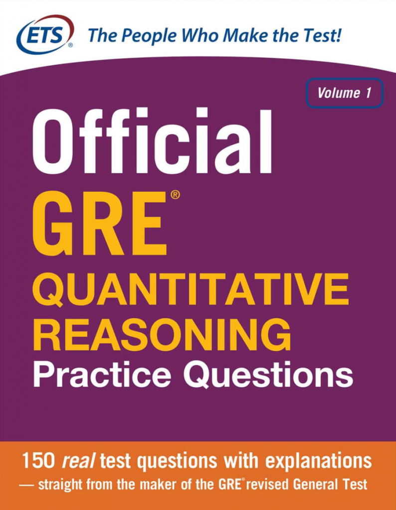 gioi thieu sach ets official gre quantitative reasoning practice questions