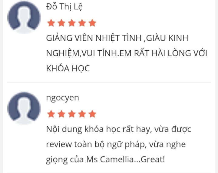 phan hoi cua hoc vien ve khoa grammar made easy for ielts
